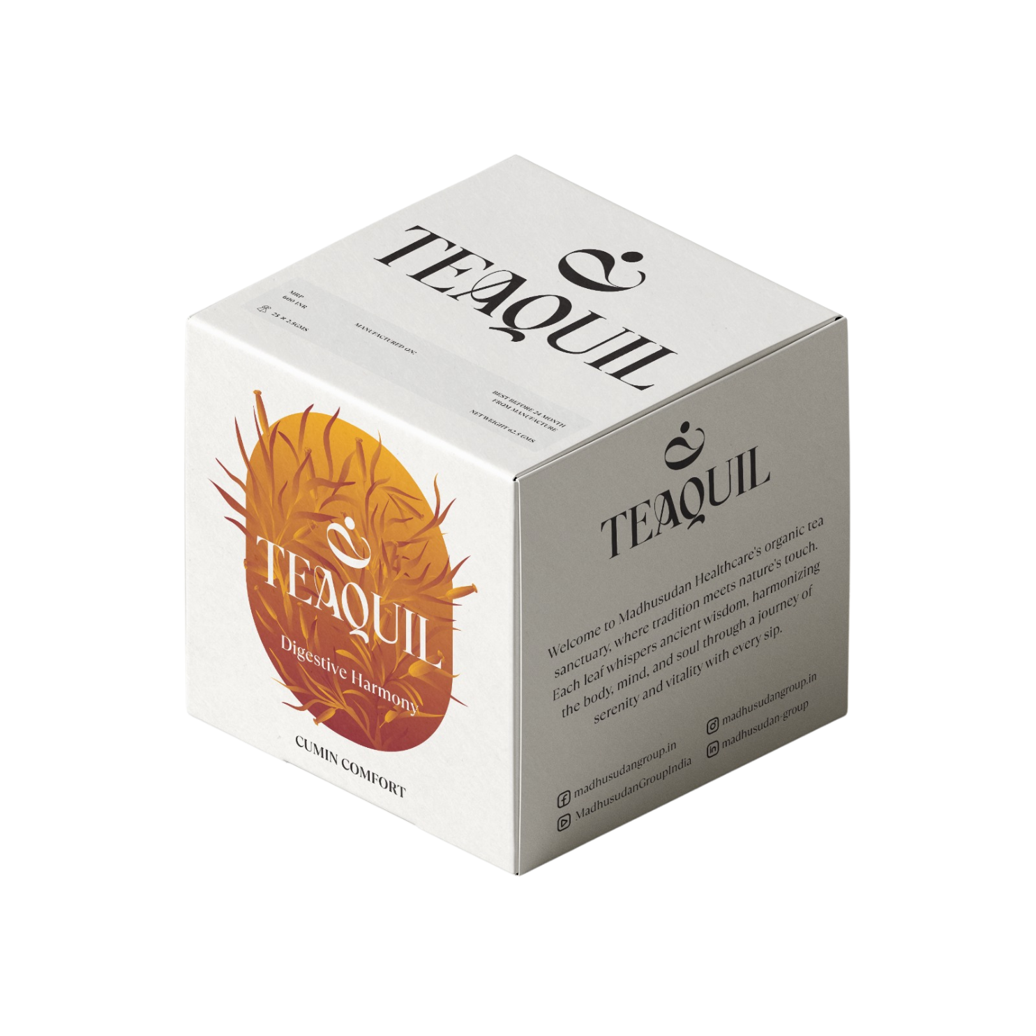 Premium Cumin Herbal Tea Blend by Teaquil