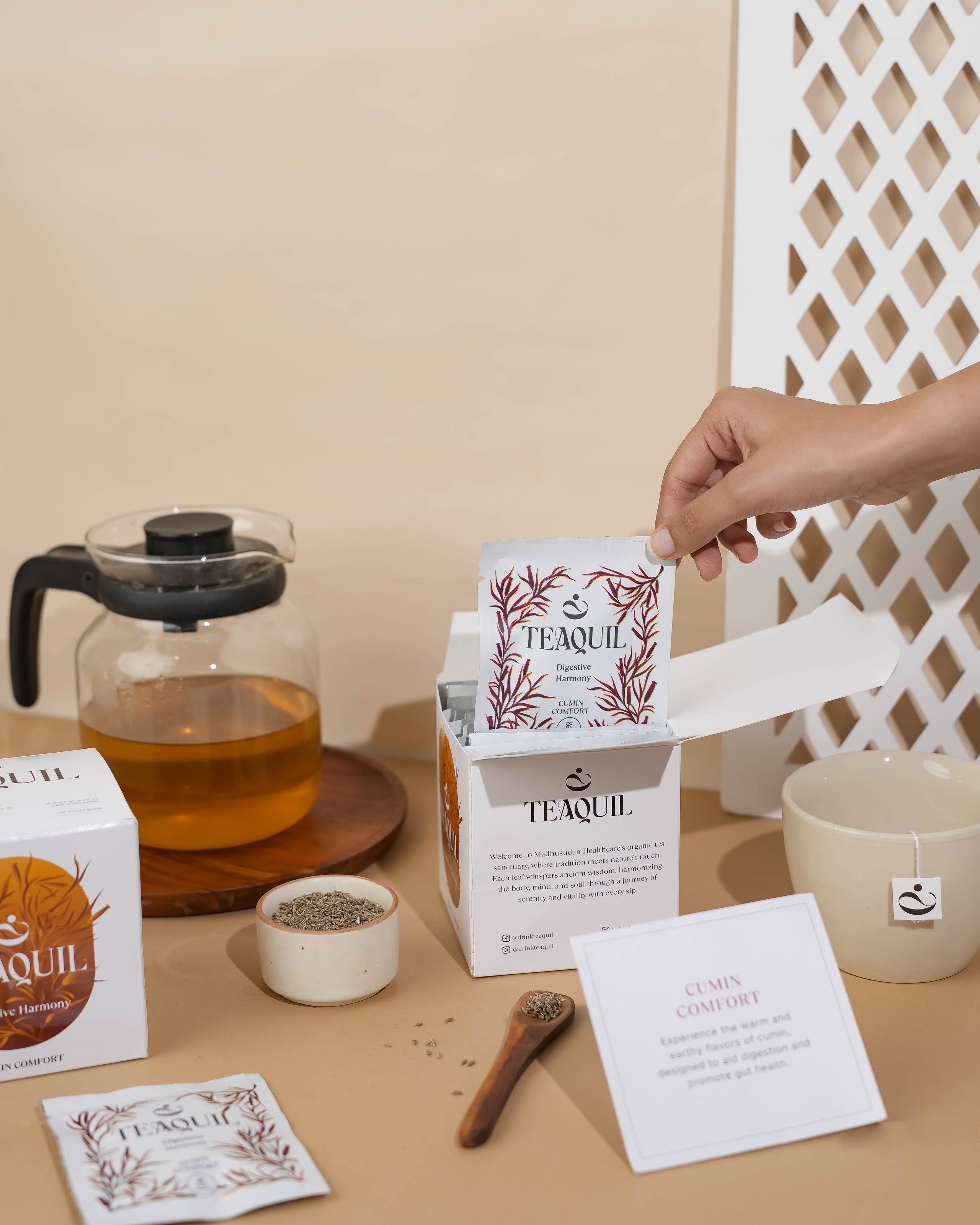 Natural Cumin Infused Herbal Tea Blend