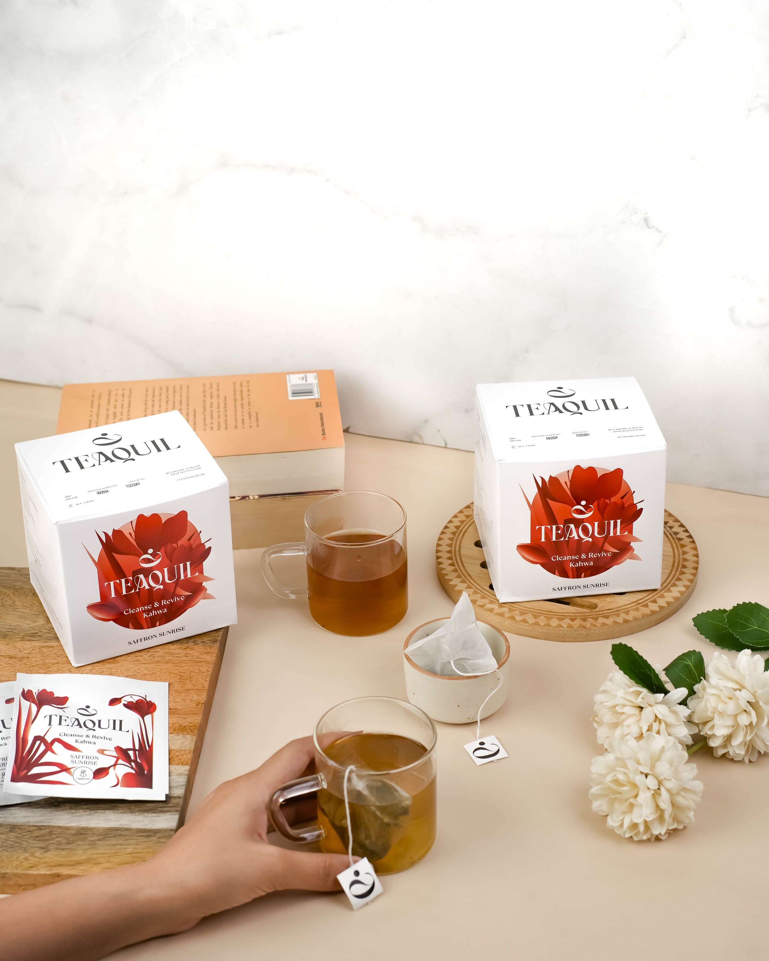 Premium Saffron Kahwa Tea by Teaquil