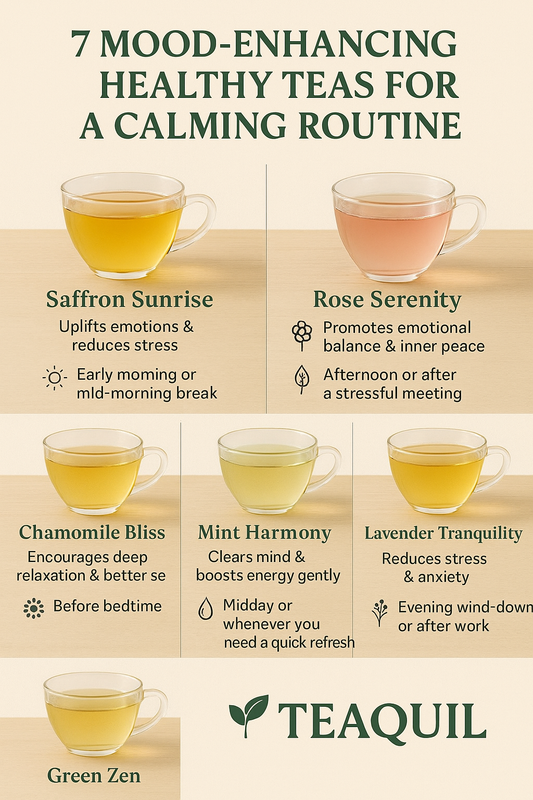 7 Mood-Enhancing Healthy Teas for a Calming Routine